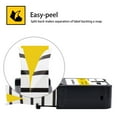 thumbnail image 2 of GREENCYCLE 8 Pack Compatible for DYMO XTL 1868772 3/4''x 23ft Black on Yellow All-Purpose Vinyl Label Tapes use in Rhino XTL-300 500 Printer, 2 of 7