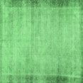 thumbnail image 1 of Ahgly Company Indoor Square Abstract Emerald Green Modern Area Rugs, 6' Square, 1 of 4