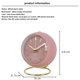 thumbnail image 2 of Reloj despertador blanco de lujo nórdico, reloj de cuarzo de escritorio electrónico, escritorio sencillo para niños, mesita de noche, reloj de mesa silencioso para estudiantes JM, 2 of 5