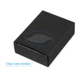 thumbnail image 5 of Uxcell 3.8x2.8x1.2" Paper Soap Box with Window, 20 Pack Soap Boxes Leaf Presents Packaging Boxes, Black, 5 of 6