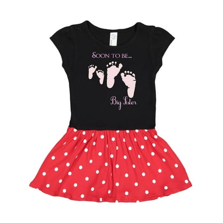 

Inktastic Soon to be Big Sister Gift Toddler Girl Dress