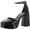 Black Patent, variant on Circus by Sam Edelman Womens Rosa Patent Ankle Strap Platform Heels