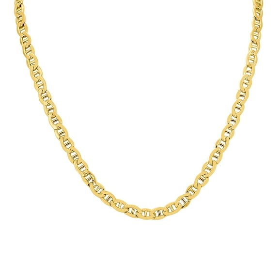 14K Yellow Gold Filled 5.6MM Mariner Link Chain with Lobster Clasp - 20 Inch