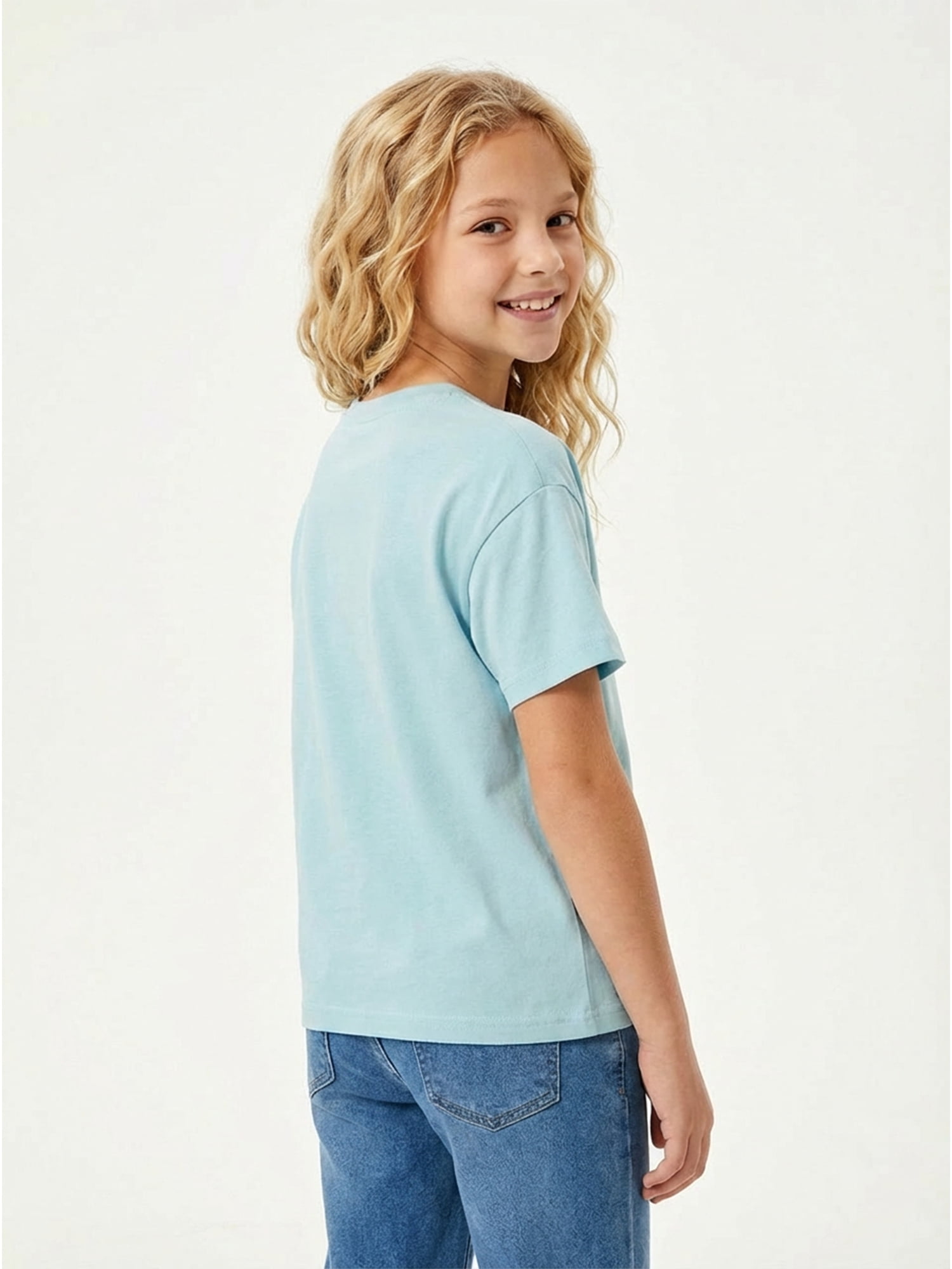 Sanrio Girls Pompompurin Snack Graphic Tee with Short Sleeves, Sizes 4-16