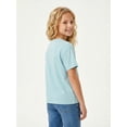 thumbnail image 4 of Sanrio Girls Pompompurin Snack Graphic Tee with Short Sleeves, Sizes 4-16, 4 of 7