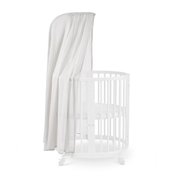 Toldo para cuna Stokke Sleepi de Pehr, gris, de algodón lavable