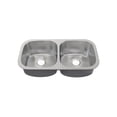 thumbnail image 2 of Toulouse 32 x 18 Stainless Steel, Dual Basin, Under-Mount Kitchen Sink, 2 of 11