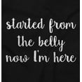 thumbnail image 2 of Started From Belly Now Here Funny Rap Toddler Boy Girl T Shirt Infant Toddler Brisco Brands 12M, 2 of 6