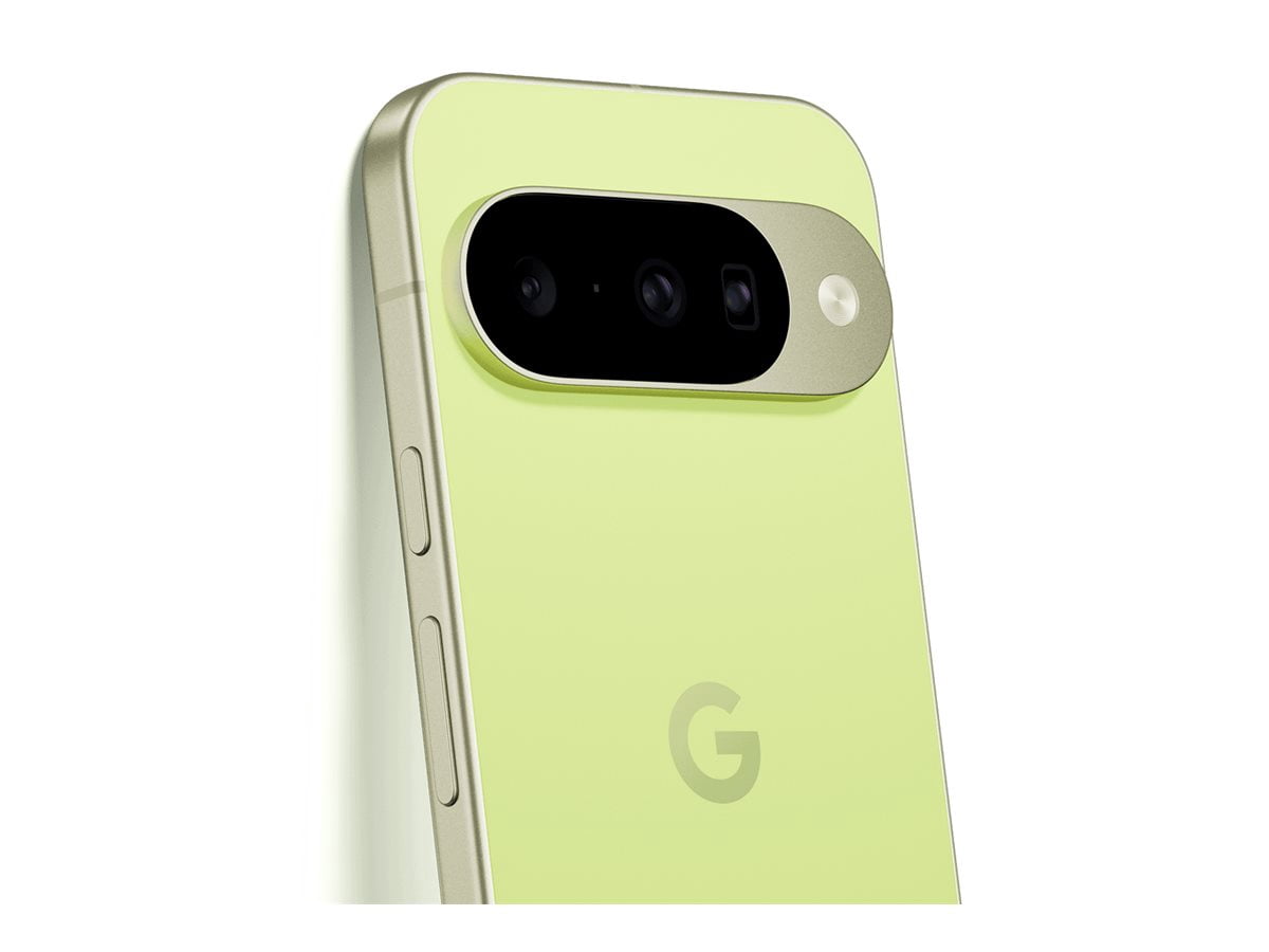 Google Pixel 10 - 5G smartphone - dual-SIM - RAM 12 GB / Internal Memory 128 GB - OLED display - 6.3" - 2424 x 1080 pixels (120 Hz) - 3x rear cameras 48 MP, 13 MP, 10.8 MP - front camera 10.5 MP - lemongrass