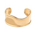 thumbnail image 1 of Pulsera irregular, pulsera abierta, pulsera de regalo de graduación para mujer, ancha Color dorado, 1 of 9