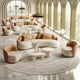 thumbnail image 2 of Curved circular reception and negotiation sofa combination My Lux Decor Round, 2 of 19