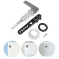 thumbnail image 7 of Zinc Alloy Toilet Flush Handle Toilet Handle Replacement Flush Lever Repair Replace Tank Flushers Handle Easy to Install, 7 of 7