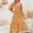 Yellow, variant on Njoeus Women's Casual Long Sleeve Wide Neck Fall Dress Boho Floral Smocked High Waist Flowy A Line Midi Long Dresses