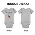 thumbnail image 3 of My Big Brother Is A Bloodhound Dog Cute Baby Rompers Boy Girl Unisex, 3 of 5