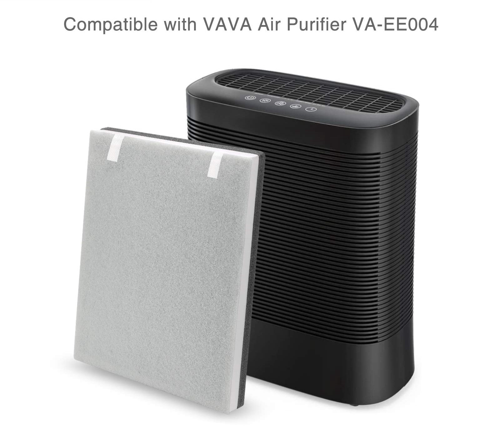 Wuwuclear 2 Pack True HEPA Replacement Filter for VAVA VA-EE004 and LEVOIT Vital 100 Air Purifier, Part# Vital 100-RF