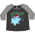 thumbnail image 3 of Inktastic I Want a Hippopotamus for Christmas Hippo in Santa Hat Women's Plus Size T-Shirt, 3 of 5
