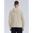thumbnail image 3 of TRYSIL Men's UPF 50+ Sun Protection Hoodie Jacket Athletic Lightweight Full-Zip Long Sleeve Fishing Workout, 3 of 9