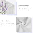 thumbnail image 3 of Dreamtimes Bath Towel Sets for Bathroom Hand Towels Fingertip Towels Lavender 3 Piece Decorative Soft Cotton Absorbent, 3 of 6