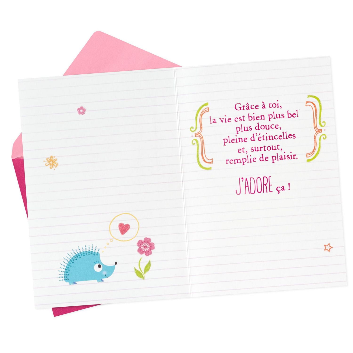 Carte de fête pour une petite-fille – Hallmark (Licorne, chat)