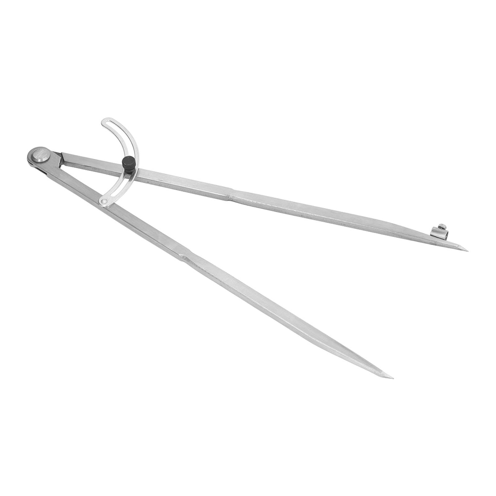 Woodworking Compass 400mm Carbon Steel Wing Divider Scriber with Pencil Holder for Carpenter Leather Work