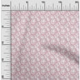 thumbnail image 1 of oneOone Cotton Silk Pink Fabric Circles Geometric Sewing Fabric By The Yard Printed Diy Clothing Sewing Supplies 42 Inch Wide, 1 of 4