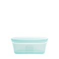 thumbnail image 1 of Bolsa reutilizable para almacenar alimentos con cierre en la parte superior, silicona, color verde azulado, EE. UU, 1 of 6
