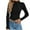 Black, variant on Sweaters for Women Lightweight Mock Neck Long Sleeve Side Button Slim Ribbed Knit Tops Soft Casual Pullover Sweaters(Beige,Medium)