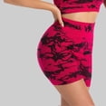 thumbnail image 5 of Shorts for Women, Women's Biker Shorts High Waisted Yoga Shorts Tummy Control Camo Print Stretch Workout Running Athletic Gym Shorts, 5 of 5