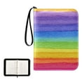 thumbnail image 2 of 400 Pockets Trading Cards Album,Card Binder 4-Pocket, Cards Collector Album Holder Fits 400 Cards with 50 Removable Sheets Watercolor Rainbow Colors, 2 of 6