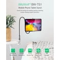 thumbnail image 3 of Clip On Tablet Stand, Adjustable iPad Stand with 360° Rotation Adjustable Safety Twist Lock Handle, For 4.0-12.9 Inch, 3 of 10