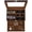 Brown 6 Slot, variant on Watch Box for Mens Jewelry Box, 6 Slot Watch Case & 3 Slot Sunglasses Organizer, Lockable PU Leather Jewelry Organizer Watch Display Storage W/Drawer For Rings Bracelets, Gift for Men Women