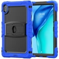 thumbnail image 2 of XYX For MatePad SE 2024 Case 11 inch AGS6-W00, 3in1 Heavy Duty Shockproof Tablet Case with Stand, Shoulder Strap, Blue, 2 of 7