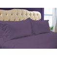 thumbnail image 2 of BedDecor 600 Thread Count Moroccan Streak 3 Piece Solid (Lilac, Twin/Twin XL) 100% Egyptian Cotton Base Duvet Cover Set, 2 of 5
