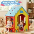 thumbnail image 6 of iRerts Kids Playhouse, EVA Foam Cottage Playhouse for Kids Ages 2+, Indoor Play House with Play Kitchen, Toddler Play Equipment Toys Pretend Playhouse for Boy Girl Gifts, No-Tools Required Assembly, 6 of 8