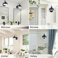 thumbnail image 6 of Design House Mason Industrial Barn Indoor/Outdoor Wall Mount Light with Metal Shade, Navy Blue, 6 of 23