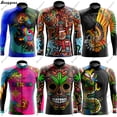 thumbnail image 2 of Conjunto de maillot de ciclismo profesional de Nuevo México 2022, ropa de ciclismo de montaña de manga larga, ropa transpirable para bicicleta de montaña para hombre, 2 of 5