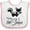 White and Pink, variant on Inktastic Mom's Little Stinker Boys or Girls Baby Bib