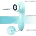 thumbnail image 3 of Electric Facial Cleansing Brush by Emlimny | Exfoliating Spin Face Brush Cleanser Applicator Washing Scrubber Kit Set Cleaning Silicone Wash Mask Scrub Electric Spinning Cleaner Exfoliator, 3 of 6