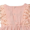 thumbnail image 4 of WIBACKER 2-Pack Newborn Baby Girls Romper Toddler Thin Lace Outfit Summer Clothes with Headband, 4 of 11