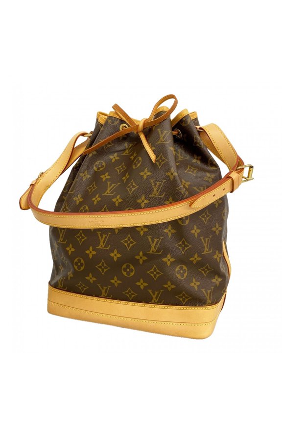 Pre-Owned Louis Vuitton Monogram Noe Shoulder Bag M42224 Brown Women's