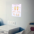 thumbnail image 4 of Foot Reflexology Chart Poster Massage Knowledge Poster Wall Art Home Office Decoration, 4 of 5