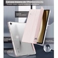 thumbnail image 4 of Funda Protectora Transparente Smart Cover para Samsung Galaxy Tab A9 (8.7 Pulgadas) - Estuche Carcasa Rígida Antigolpes y Cubierta Color Rosa., 4 of 5