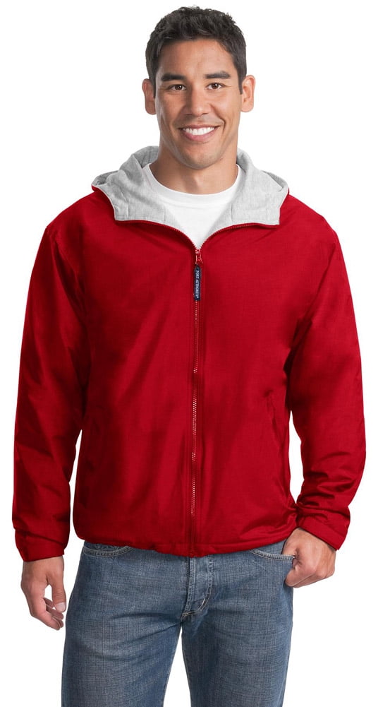 Port Authority JP56 Men s Team Jacket Maroon Light Oxford X