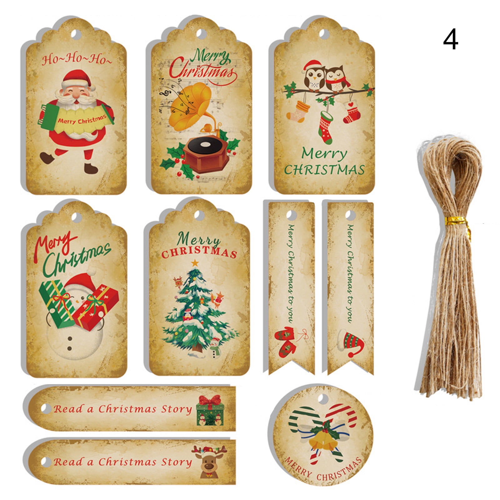 Personalised Christmas Calligraphy Gift Tags Name Tags Place Settings Name  Tags Handmade Gift Tags Kraft Brown Tags 