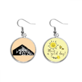 thumbnail image 1 of Gráfica de prisma Pendiente Sol Flor Pendiente Joyas Moda Unbranded M, 1 of 3