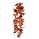 thumbnail image 2 of Guirnalda decorativa de arce artificial, guirnalda de hojas de otoño, decoración para Acción de Gracias, Halloween, enredadera de arce falsa, doble hoja de arce, ratán tipo C, 2 of 14