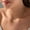 Sideway Cross, variant on Fashionable and versatile titanium steel necklace, 18K gold-plated cross necklace, exquisite and high-end ladies' collarbone chain, festival matching accessories, birthday gifts