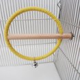 thumbnail image 5 of Bird Cage Toy with Bell Exercise Training Colorful Cotton Rope Parrot Resting Stand Swing Toy Bird Supplies, 5 of 8