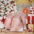 thumbnail image 5 of Fuzoiu Rose Gold Glitter Splatter Print Christmas Gift Bag,Burlap Gift Bag with Drawstring Closure & Hang Tag,Perfect for Holidays, Birthdays, and Special Occasions-Medium, 5 of 7