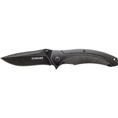 UPC 044356223188 product image for Schrade Large Liner Lock Folding Knife, Drop Point Blade Aluminum Handle | upcitemdb.com